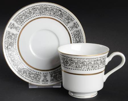 Rockford Footed Cup & Saucer Set