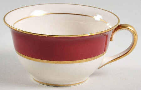5972-Burgundy Flat Cup