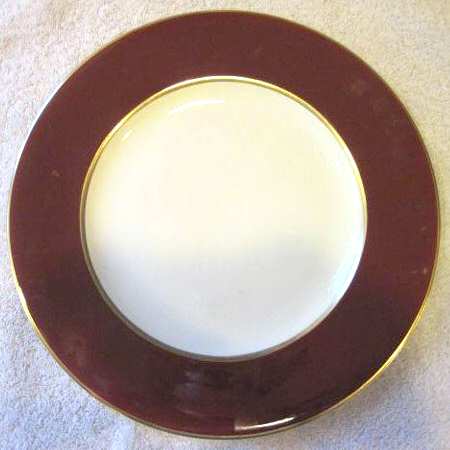 5972-Burgundy 11" Chop Plate (Round Platter)