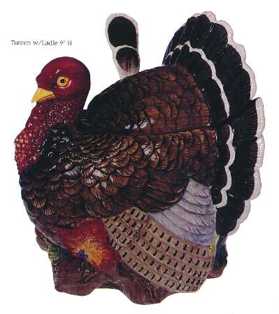Harvest Fowl Tureen & Lid w/Ladle