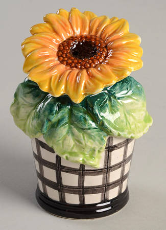 Country Sunflower Salt Shaker