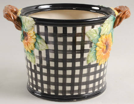 Country Sunflower Cookie Jar No Lid