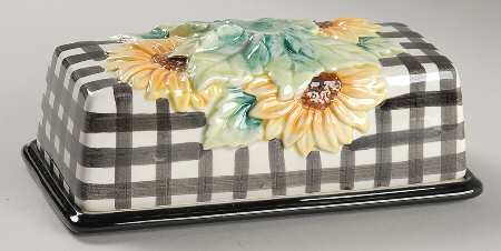Country Sunflower 1/4 Lb Covered Butter