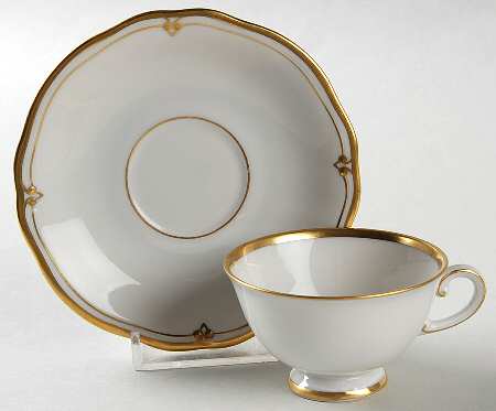Embassy Footed Demitasse Cup & Saucer Set