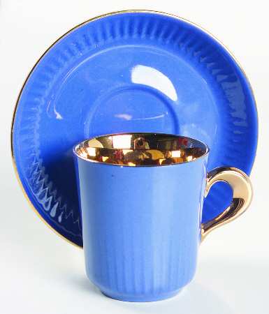 FIG2 Flat Demitasse Cup & Saucer Set