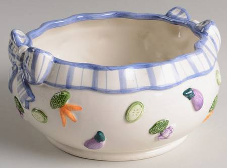 Petits Vegs 7" Round Vegetable Bowl