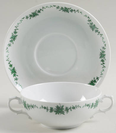 02762 Cream Soup Bowl & Saucer Set