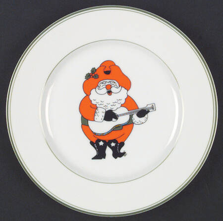 Wild West Santa Salad Plate