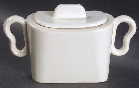 Metropolitan Ivory Sugar Bowl & Lid