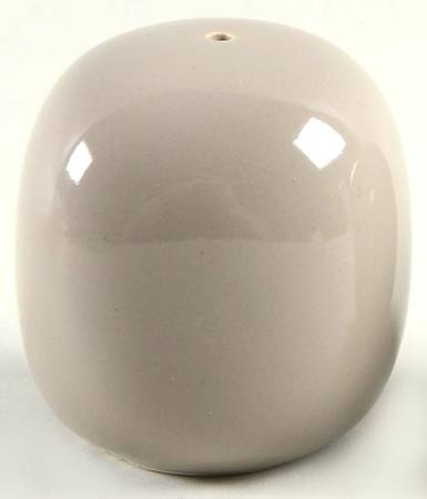 Total Color Spectrum Greige-Beige (Gray, Round) Salt Shaker