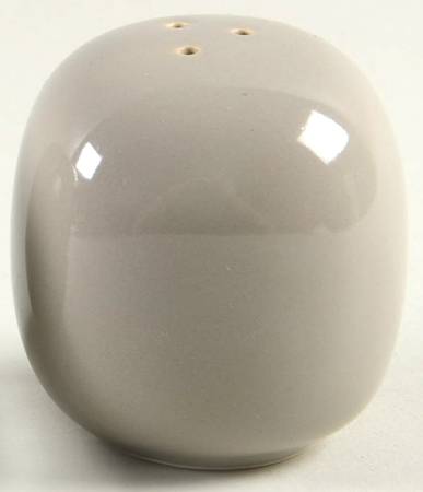 Total Color Spectrum Greige-Beige (Gray, Round) Pepper Shaker