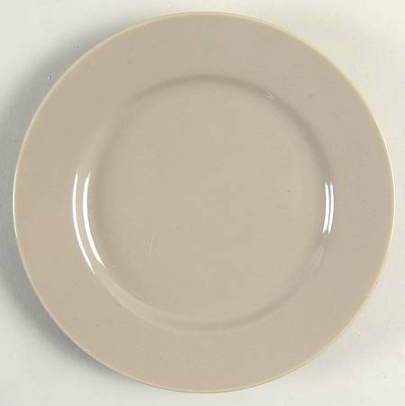 Total Color Spectrum Greige-Beige (Gray, Round) Bread & Butter Plate