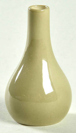Total Color Spectrum Greige-Beige (Gray, Round) 2" Mini Bud Vase