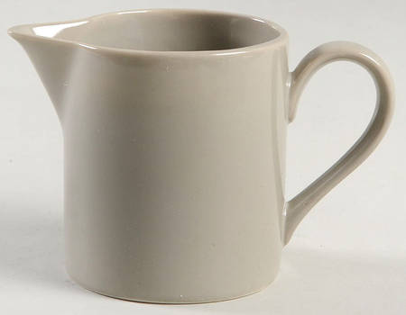 Total Color Spectrum Greige-Beige (Gray, Round) Creamer