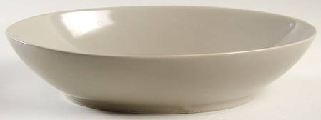Total Color Spectrum Greige-Beige (Gray, Round) 10" Oval Vegetable Bowl