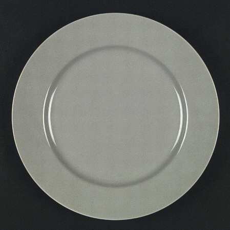 Total Color Spectrum Greige-Beige (Gray, Round) Dinner Plate