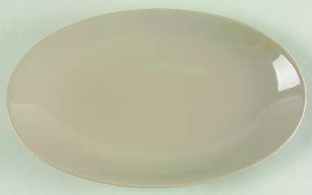 Total Color Spectrum Greige-Beige (Gray, Round) Relish/Gravy Underplate