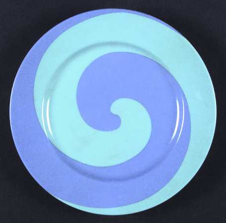 Swirl (Lavender and Aqua) by Fitz &amp; Floyd