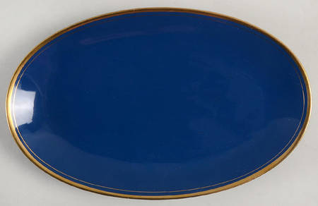 Pavillon Lapis Blue Relish/Gravy Underplate