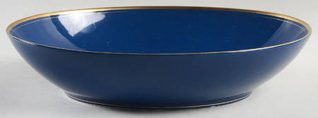 Pavillon Lapis Blue 10" Oval Vegetable Bowl