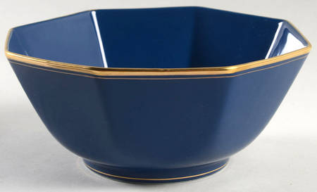 Pavillon Lapis Blue 7" Octagonal Vegetable Bowl