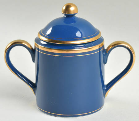 Pavillon Lapis Blue Sugar Bowl & Lid