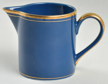 Pavillon Lapis Blue Creamer by Fitz & Floyd