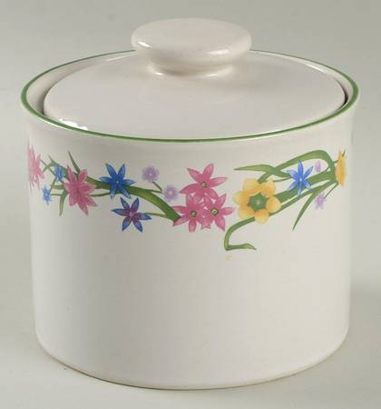 Country Garden Sugar Bowl & Lid