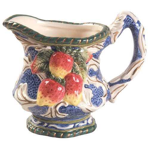 Florentine Fruit Blue Creamer