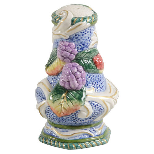 Florentine Fruit Blue Pepper Shaker