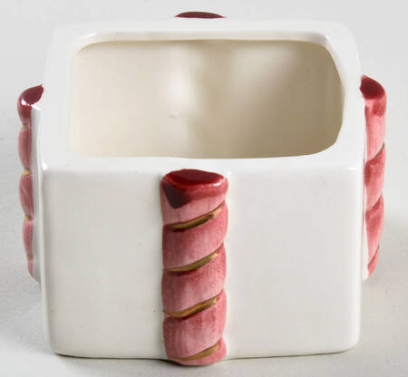 Old World Santa Square Box, No Lid