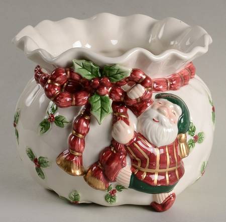 Old World Santa 5" Cachepot