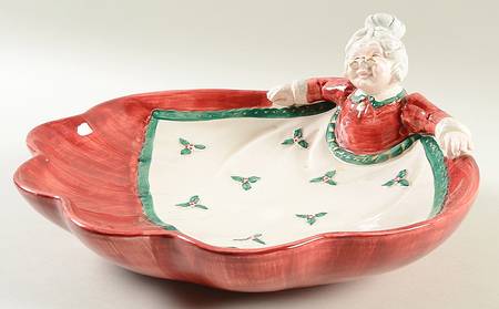Old World Santa Figural Server