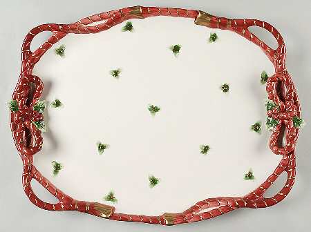 Old World Santa 18" Oval Serving Platter