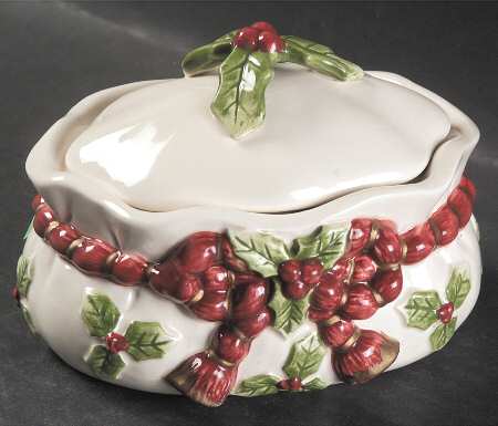 Old World Santa Candy Box & Lid