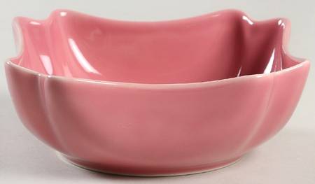 Total Color Spectrum Raspberry (Round) Scalloped Soup/Cereal Bowl by Fitz & Floyd