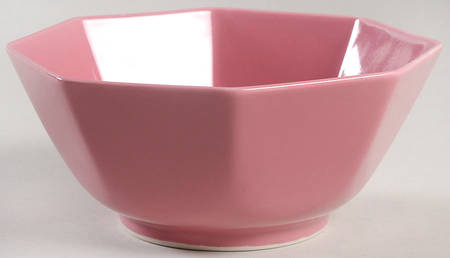Total Color Spectrum Raspberry (Round) 7" Octagonal Vegetable Bowl