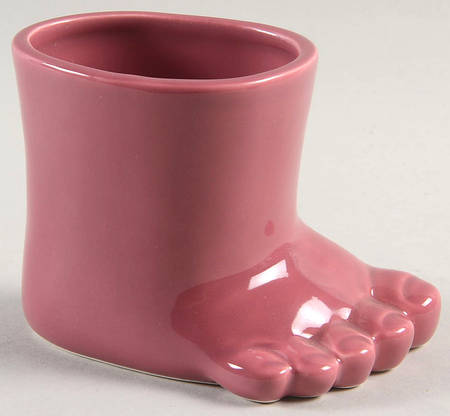 Total Color Spectrum Raspberry (Round) 2" Foot Vase