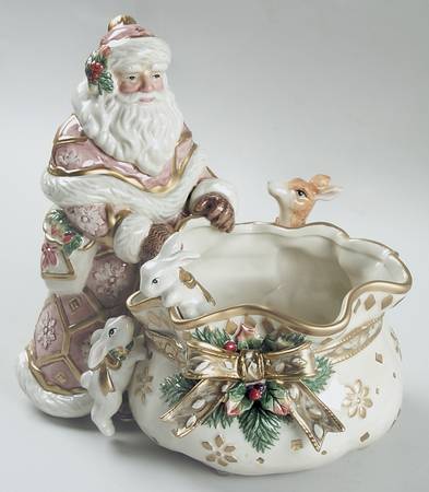 Snowy Woods Figural Candy Bowl
