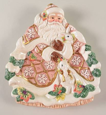 Snowy Woods Canape Plate