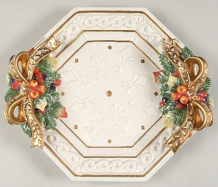 Snowy Woods 12" Octagonal Platter/Tureen Underplate