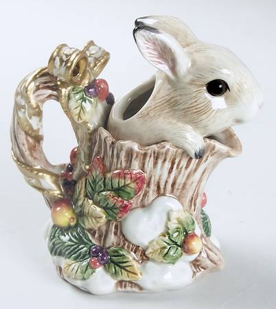Snowy Woods Figural Creamer