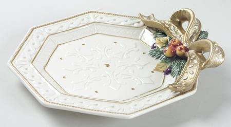Snowy Woods Canape Plate