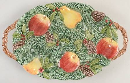 Woodland 12" Oval Handled Platter