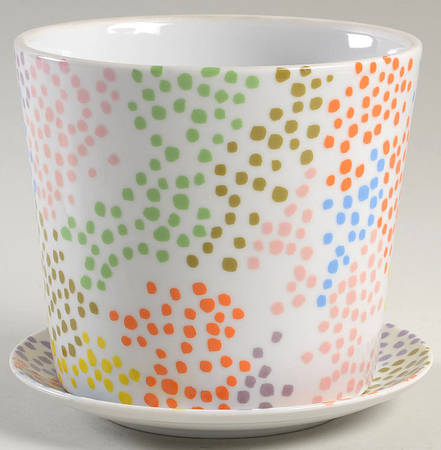Confetti 5" Flower Pot & Underplate