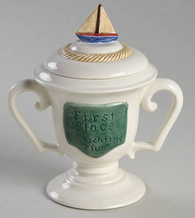 Yacht Club Sugar Bowl & Lid