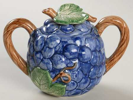 Sonoma Vineyard Sugar Bowl & Lid