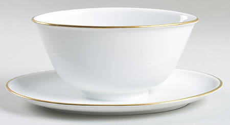 0801 Gravy Boat with Attached Underplate