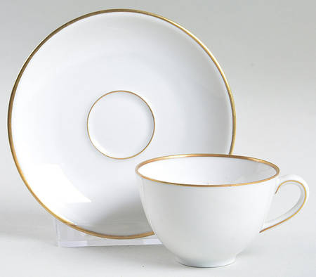 0801 Flat Demitasse Cup & Saucer Set