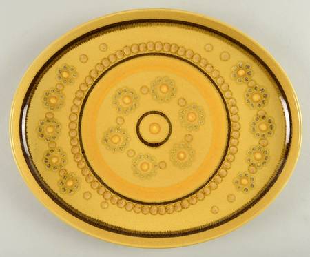 Honeycomb 13" Oval Serving Platter